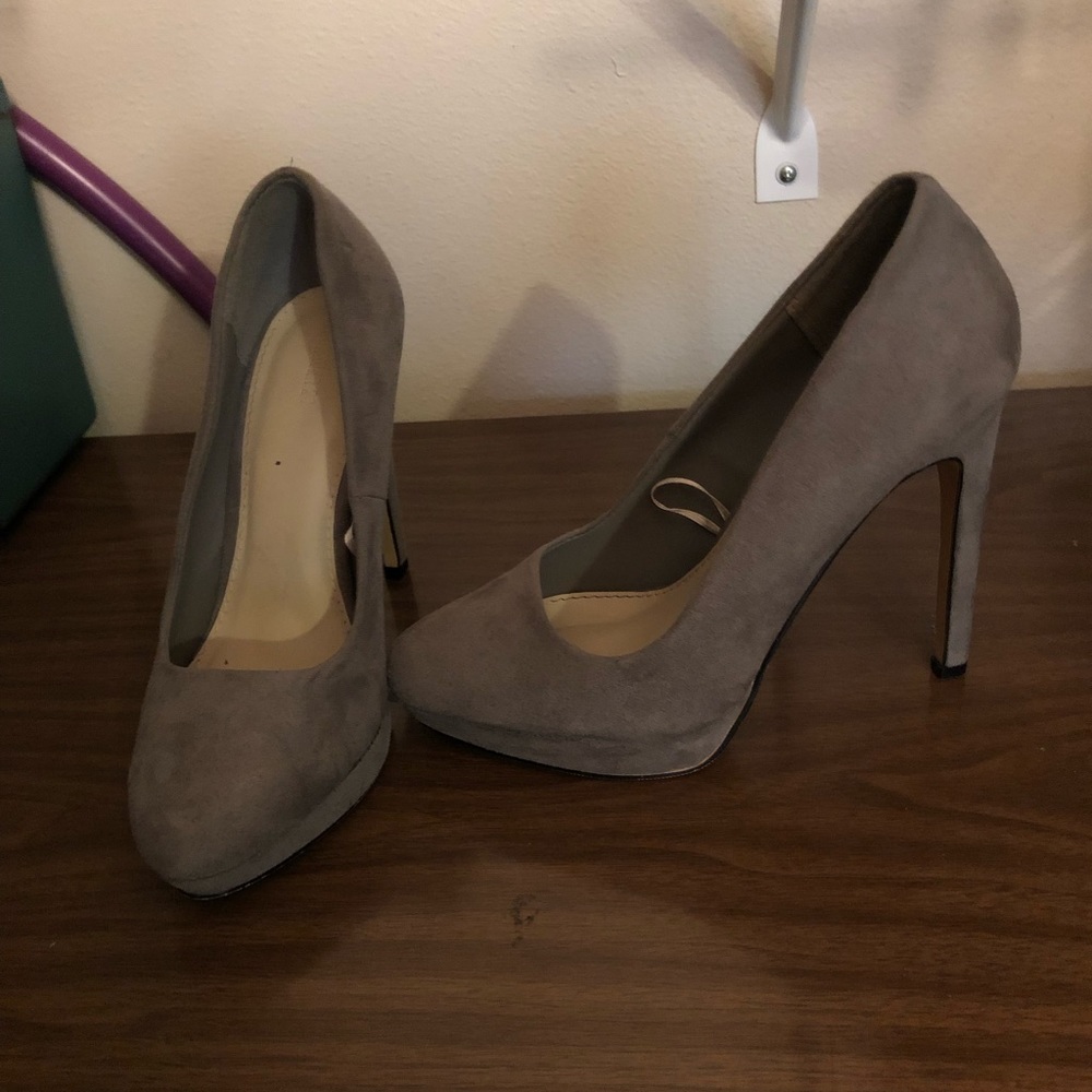 Grey heels